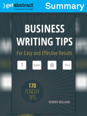 cover image of Business Writing Tips (Summary)
